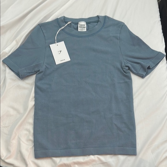 Gymshark Tops - Women’s Gymshark Blue Short Sleeve Tee